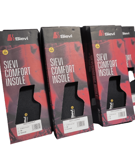 Sievi Comfort inlegzolen voor werkschoenen, essentieel voor de 5 tips voor het onderhouden van jouw werkschoenen en verbeteren van comfort.